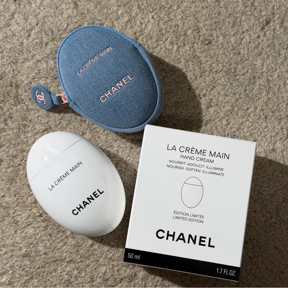 BNIB Chanel Denim La Creme Main Hand Cream Limited Edition